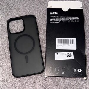 Black MagSafe Compatible iPhone 15 Pro Max Case